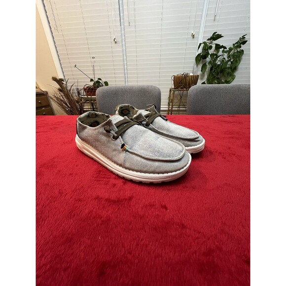 Hey Dude Shoes - Women Sz 8 - Hey Dude Wendy Rodeo Blue Aztec Shoes